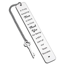 Load image into Gallery viewer, Thank You Gifts for Boss Coworker Leaving Gifts Bookmarks for Women Retirement Gifts for Men Gratitude Gifts for Teacher Appreciation Gifts for Nurse Employee Christmas Gifts for Coworkers in Bulk