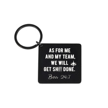 Load image into Gallery viewer, Funny Boss Day Gift Boss Birthday Keychain Thank You Present for Team Leader Mentor Boss Lady Gifts for Women Female Male Supervisor Retirement Goodbye Farewell Christmas Gift Ideas from Coworker