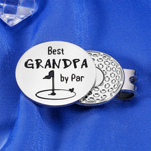 Load image into Gallery viewer, Grandpa Christmas Gifts Best Grandpa Gifts from Grandchildren Birthday Gifts for Grandpa Hat Clip Golf Ball Marker Gifts for Golfers Stocking Stuffers for Men Golf Accessories Valentines Fathers Day