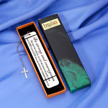 Load image into Gallery viewer, Religious Gifts for Women Christian Gifts for Men Inspirational Bookmark for Godson Goddaughter Back to School Gifts for Kids Birthday Bible Verse Baptism Gifts for Boys Catholic Girl Gifts