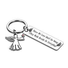 Load image into Gallery viewer, Mom Dad Memorial Gift Sympathy Keychain In Memory of Grandpa Grandma for Grieving Friends Loss Loved One Step Father Mother Baby Son Daughter in Law Those We Love Don’t Go Away Funeral Remembrance