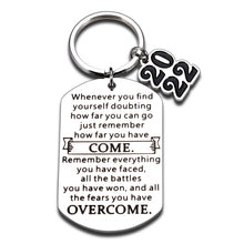 Load image into Gallery viewer, Encouragement Gifts for Women Class of 2022 Graduation Keychains for Her Him Inspirational Gifts for Women Sobriety Gifts for Best Friends Nurse Graduate Gifts College Students Masters PHD Grad Gift