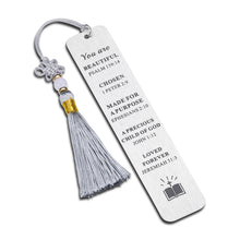 Load image into Gallery viewer, Christian Gifts for Men Religious Gifts for Women Bible Bookmark for Kids Valentines Day Gifts for Her Girlfriend Birthday Gifts for Best Friends and Sisters Gifts for Sister in Law Goddaughter Gifts