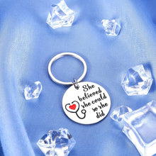 Load image into Gallery viewer, Inspirational Valentines Gifts Keychain for Nurse Graduate for Women Teen Girls Practitioner RN Medical Student Graduation Gift for Best Friends BFF Sister Daughter Mother Birthday Christmas Keyring