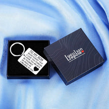 Load image into Gallery viewer, Son Keychain Valentines Gift from Mom Dad Birthday Gifts to Teen Boys Graduation Son in Law Wedding from Step Father Mothers Day Encouragement Christmas Present for Him Men Teenage Kid I Love You