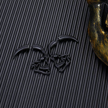 Load image into Gallery viewer, 2/6/7 Pairs Halloween Ghost Skeleton Dangle Earrings Assorted Pumpkin Spider Black Cat Bat Cobweb Spiderweb Faux Leather Earring Studs Sets Gifts for Girls Women Ladies Her Halloween Theme Party