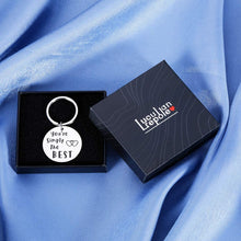 Load image into Gallery viewer, Couple Gifts for Him Her Wedding Anniversary Keychain for Boyfriend Girlfriend Birthday Best Friend Graduation for Schitts C Fans Lover Husband Wife Women Men You’re Simply The Best Keyring