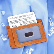 Load image into Gallery viewer, Boyfriend Valentines Gifts Wallet Insert Card for Husband Wedding Anniversary Fiance Groom Birthday Mini Love Note for Him Men Boys Newlywed Couple Jewelry from Girlfriend Wife Proposal Honeymoon