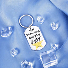 Load image into Gallery viewer, Hamilton Musical Merchandise Inspirational Valentines Fans Gifts Keychain for Teen Girls Not Throwing Away My Shot Broadway Theater Inspired Keychains for Women Men Kids Children Birthday Graduation