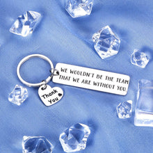 Load image into Gallery viewer, Boss Coach Thank You Keychain Gifts for Mentor Instructor Supervisor Christmas Birthday Appreciation from Basketball Soccer Baseball Player Swimming Team Members for Coworker Employee Going Away