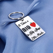 Load image into Gallery viewer, Teacher Appreciation Keychain Coach Thank You Gifts for Women Men Christmas Teacherās Day Birthday from Students Boys Girls Mom Dad for Teacher Him Her Retirement New Year Wedding Keyring