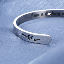 Load image into Gallery viewer, Inspirational Bracelets Cuff Bangle Gift for Her Teen Girl Adult Women Mother Mom Best Friend Little Soul Sister Daughter Wife Girlfriend Optimism Birthday Graduation Christmas Thanksgiving Valentine