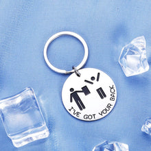 Load image into Gallery viewer, Best Friend Keychains Funny Gifts for BFF Besties Women Men Him Boyfriend I’ve Got Your Back Keychain for Mom Sister Girls Kids Christmas Birthday Valentines Day Graduation Friendship Stick Figures