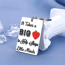 Load image into Gallery viewer, Teacher Appreciation Keychain Coach Thank You Gifts for Women Men Christmas Teacherās Day Birthday from Students Boys Girls Mom Dad for Teacher Him Her Retirement New Year Wedding Keyring