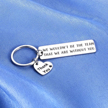 Load image into Gallery viewer, Boss Coach Thank You Keychain Gifts for Mentor Instructor Supervisor Christmas Birthday Appreciation from Basketball Soccer Baseball Player Swimming Team Members for Coworker Employee Going Away