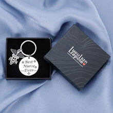 Load image into Gallery viewer, Best Nurse Ever Keychain Thank You Gift for Women Men Thanksgiving Day Christmas Nursing Teacher New Practical Practitioner Registered Family LPN RN NP Week Student Graduation Appreciation Retirement