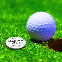 Load image into Gallery viewer, Grandpa Christmas Gifts Best Grandpa Gifts from Grandchildren Birthday Gifts for Grandpa Hat Clip Golf Ball Marker Gifts for Golfers Stocking Stuffers for Men Golf Accessories Valentines Fathers Day