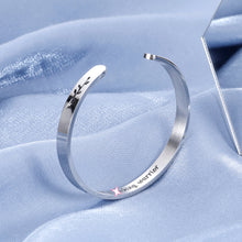 Load image into Gallery viewer, Inspirational Bracelets Cuff Bangle Gift for Her Teen Girl Adult Women Mother Mom Best Friend Little Soul Sister Daughter Wife Girlfriend Optimism Birthday Graduation Christmas Thanksgiving Valentine