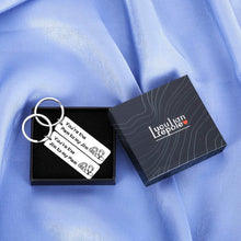 Load image into Gallery viewer, 2pcs Funny The Office Gifts Couples Keychain His Pam Her Jim for Husband Boyfriend from Wife Girlfriend Valentines Day Anniversary Thanksgiving Engagement TV Show Merchandise Present