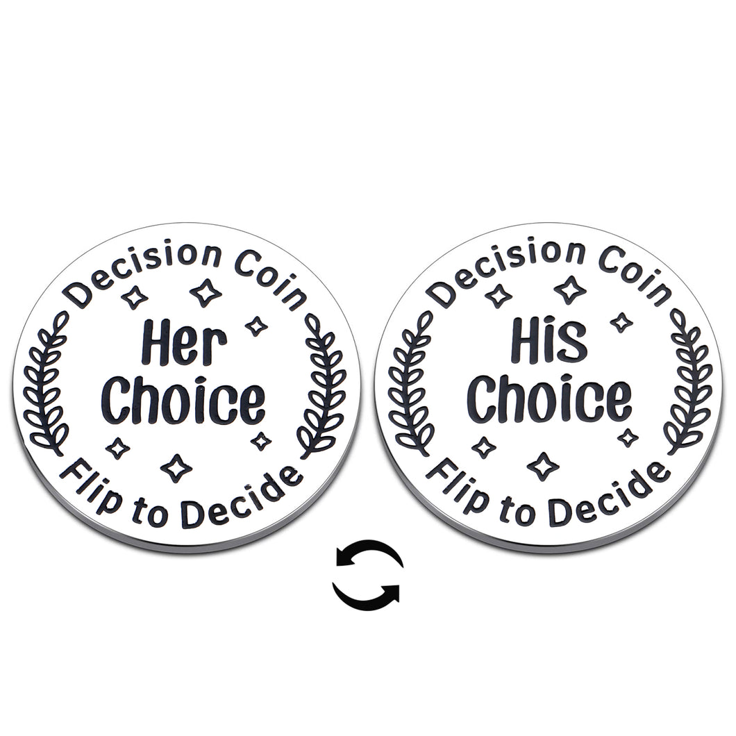 Valentines Day Gifts for Him Her Anniversary Couples Gifts Double-Sided Decider Date Night Ideas Birthday Gifts for Boyfriend Girlfriend Wife Husband Wedding Valentine Gifts for Women Men Christmas