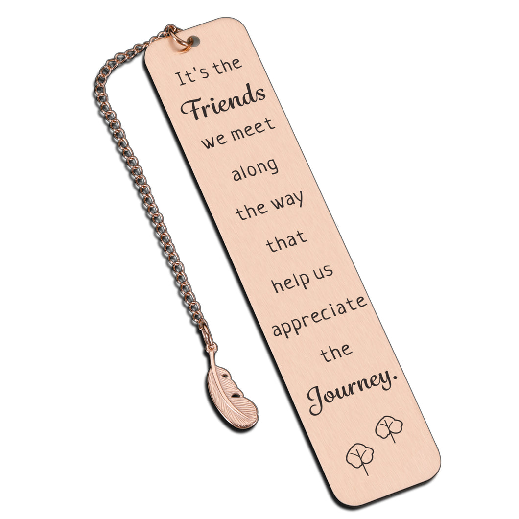 Long Distance Friendship Gifts Bookmark Best Friend Christmas Gift Going Away Gifts for Friends Besties BFF Teen Girls Kids Coworker Leaving Gifts for Women Men Birthday Wedding Farewell Gifts for Her