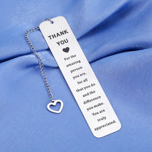 Load image into Gallery viewer, Employee Appreciation Gifts for Coworkers Book Marks for Book Lovers Thank You Gifts for Women Teacher Nurse Bosses Day Gifts for Men Retirement Gifts for Women Bulk Gifts for Coworkers Going Away
