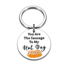 Load image into Gallery viewer, Male Valentines Day Gifts for Husband Naughty Keychain Birthday Gifts for Boyfriend I Love You Gifts for Him Men Fiance Groom Wedding Anniversary Engagement Gift from Wife Bride Girlfriend Couple Gift

