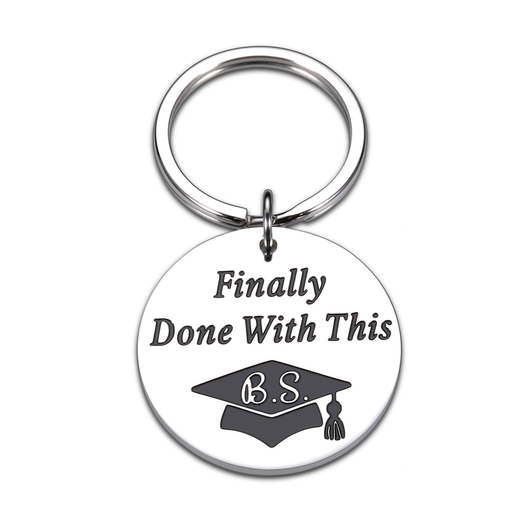 Funny Graduation Gift Keychain for Men Women 2023 Graduation Gifts for Him Her Congrats Grad Gifts High School College Students Nursing Law School Masters Degree Graduation Gifts for Friends Female