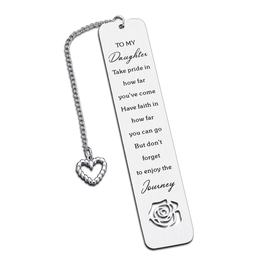 Christmas Presents for Teen Girls Inspirational Bookmark Daughter Gifts from Dad Mom Stocking Stuffers for Womens Gifts for Christmas Birthday Daughter Gifts Teenage Girls Gifts Ideas Book Lovers