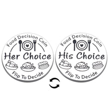 Load image into Gallery viewer, Stocking Stuffers for Him Her Anniversary Couples Gifts Food Decider Double-Sided Christmas Date Night Ideas Birthday Gifts for Boyfriend Girlfriend Wife Husband Wedding Valentine Gifts for Women Men
