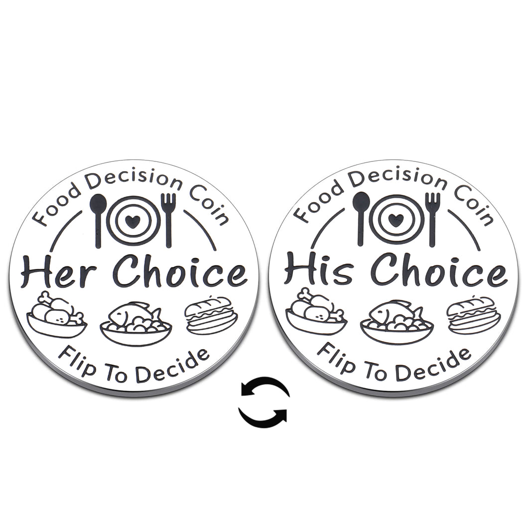 Stocking Stuffers for Him Her Anniversary Couples Gifts Food Decider Double-Sided Christmas Date Night Ideas Birthday Gifts for Boyfriend Girlfriend Wife Husband Wedding Valentine Gifts for Women Men