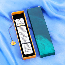 Load image into Gallery viewer, Daughter Gift from Mom Dad Spiritual Gifts Cute Bookmarks Sunflower Gifts for Women Xmas Gifts for Women Her Stepdaughter Teen Kids Gifts for Teenage Girls Birthday Wedding Christmas Stocking Stuffers
