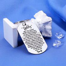 Load image into Gallery viewer, New Dad Gifts for Men Pregnancy Announcements Keychain First Time Dad Gifts from Baby Girl Boy Dad Birthday Gift Daddy Dad to Be Gifts Father Dad Christmas Gifts from Daughter Son Kids Valentines
