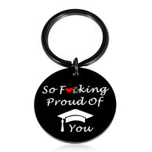 Load image into Gallery viewer, Funny Graduation Gift Keychain Class of 2023 Gifts High School Graduation Gifts for Her Him Grad Gifts for Senior Women Men Best Friends Masters Student Graduate Gifts for Son Daughter from Mom Dad
