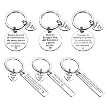 Load image into Gallery viewer, 12 Pcs Thank You Gifts for Women Keychains Going Away Gift for Coworker Teacher Appreciation Gifts in Bulk Employee Appreciation Gifts for Social Worker Volunteer Christmas Valentines Day Anniversary
