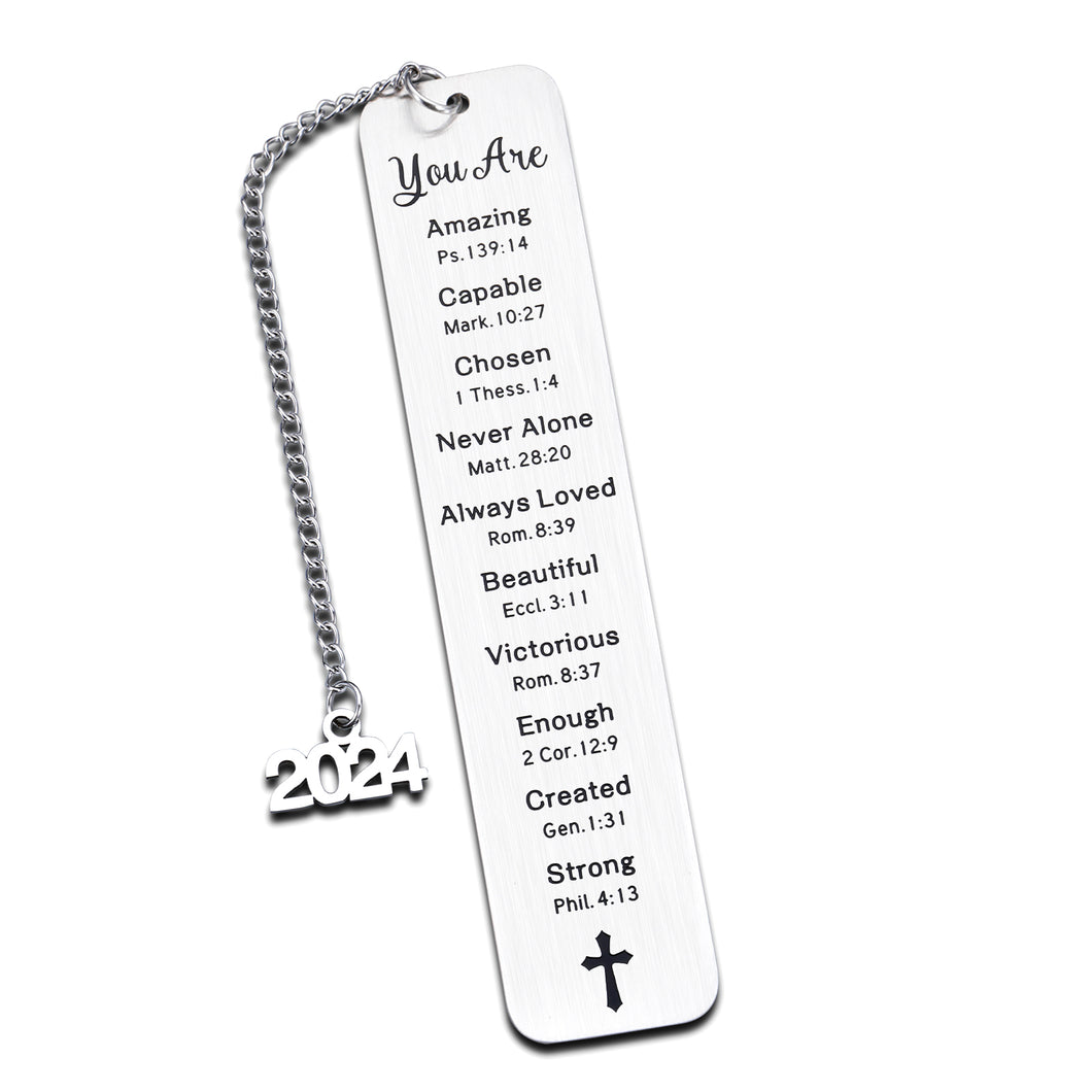 Baptism Gifts for Girl Christmas Stocking Stuffers for Women Bookmark Religious Gifts for Women Christian Gifts for Men Catholic Gifts 2024 Graduation Gifts First Communion Gifts Confirmation Birthday