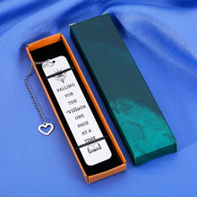 Load image into Gallery viewer, Metal Bookmark for Dark Romance Books Book Lovers Gifts Bookish Gifts for Reader Reading Club Teens Boys Girls Birthday Gifts Cute Bookmarks for Women Mens Valentines Gifts Christmas Stocking Stuffers
