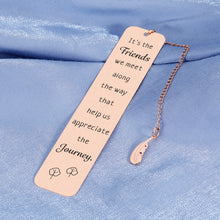 Load image into Gallery viewer, Long Distance Friendship Gifts Bookmark Best Friend Christmas Gift Going Away Gifts for Friends Besties BFF Teen Girls Kids Coworker Leaving Gifts for Women Men Birthday Wedding Farewell Gifts for Her
