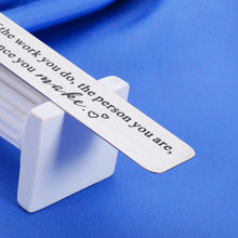 Load image into Gallery viewer, Nurse Gifts Bookmarks for Women Men 2023 Nurses Week Gifts RN Gifts for Nurses Day Gifts Nurse Practitioner Gifts Nurse Appreciation Gifts Thank You Nursing Gifts School Nurse Gifts for Book Lovers
