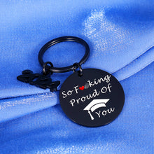 Load image into Gallery viewer, Lucullan Lepole Funny Graduation Gifts for Her Him Class of 2024 Keychain Gifts for Son Daughter from Mom Dad Christmas Gifts
