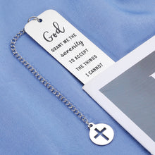 Load image into Gallery viewer, Religious Gifts for Women Bible Bookmarks for Book Lovers Christian Easter Gifts for Kids Baptism Gifts After Surgery Gifts Serenity Prayer Sobriety Gifts for Men Birthday Gifts for Friends Female
