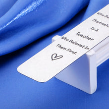 Load image into Gallery viewer, Male Teacher Appreciation Gifts Bookmarks for Book Lovers Teacher Appreciation Week Gifts Music Teacher Gifts from Student Graduation Thank You Birthday Valentines Day Gift for Teacher Christmas Gifts
