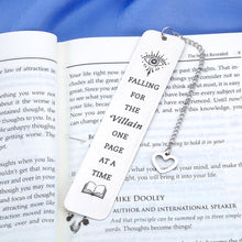 Load image into Gallery viewer, Metal Bookmark for Dark Romance Books Book Lovers Gifts Bookish Gifts for Reader Reading Club Teens Boys Girls Birthday Gifts Cute Bookmarks for Women Mens Valentines Gifts Christmas Stocking Stuffers
