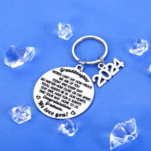 Load image into Gallery viewer, Graduation Gifts for Her 2023 High School College Graduation Keychain 2023 Granddaughter Gifts from Grandma Grandpa Grandparents Best Graduation Gifts for Girls Senior Year Graduate Gifts Grad Gifts
