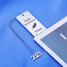 Load image into Gallery viewer, Retirement Gifts for Women 2023 Bookmarks for Book Lovers Employee Christmas Gifts for Coworkers Colleague Retired Gifts for Men Nurse Coach Teacher Appreciation Gifts Thank You Gifts for Boss Leader

