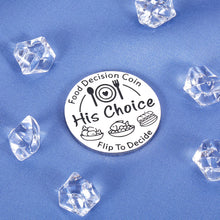 Load image into Gallery viewer, Stocking Stuffers for Him Her Anniversary Couples Gifts Food Decider Double-Sided Christmas Date Night Ideas Birthday Gifts for Boyfriend Girlfriend Wife Husband Wedding Valentine Gifts for Women Men
