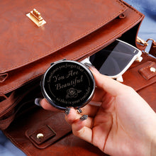 Load image into Gallery viewer, Valentines Gifts for Her Girlfriend Wife Compact Mirror Birthday Gifts for Sister Daughter Mom Teen Girl Galentines Day Gifts for Friends Female BFF Graduation Gifts Inspirational Gifts for Women
