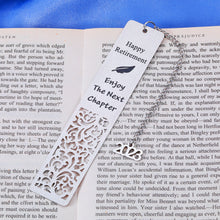 Load image into Gallery viewer, Retirement Gifts for Women 2023 Bookmarks for Book Lovers Employee Christmas Gifts for Coworkers Colleague Retired Gifts for Men Nurse Coach Teacher Appreciation Gifts Thank You Gifts for Boss Leader
