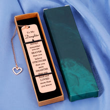 Load image into Gallery viewer, Stocking Stuffers for Teen Girls Inspirational Bookmarks for Book Lovers Daughter Gift from Mom Xmas Gifts for Women Daughter in Law Gifts Bonus Daughter Gifts 16 18th 21st Birthday Gifts for Daughter

