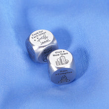 Load image into Gallery viewer, Couple Gifts Funny Gifts for Men Women Decision Maker Dice 11th Anniversary Steel Gifts for Husband Wife Date Night Gifts Boyfriend Girlfriend Birthday Gifts Valentines Day Gifts for Him Her Christmas
